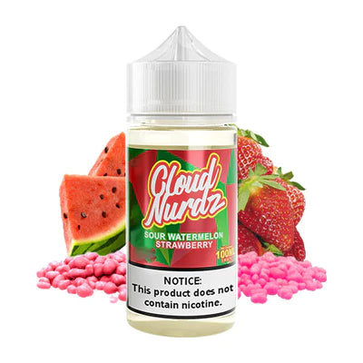 Sour Watermelon Strawberry Cloud Nurdz E-Juice